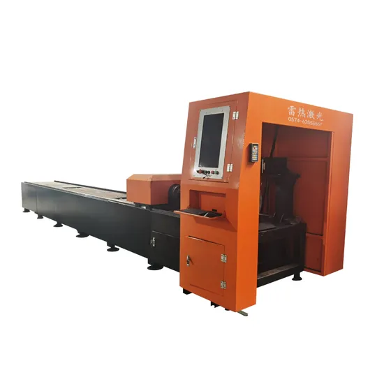 CNC Automatic Feeding Round Metal Tube Plasma Cutting Machine