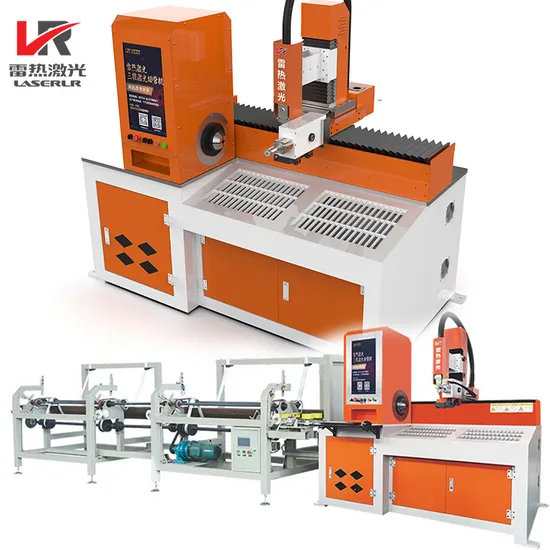 Manufacturer 4500W Tube Laser Cut Industry H Beam Carbon Steel Stainless Aluminum Pipe Laser Cutting Machine