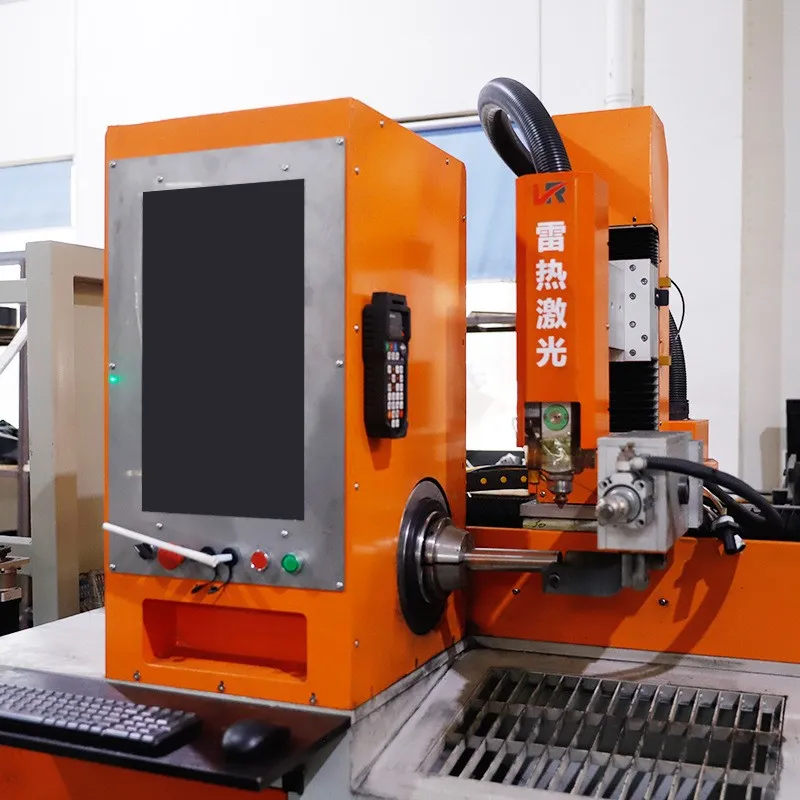 Tube Pipe Stainless Steel Aluminum CNC Fiber Laser Cutting Machine Metal Laser Cutter