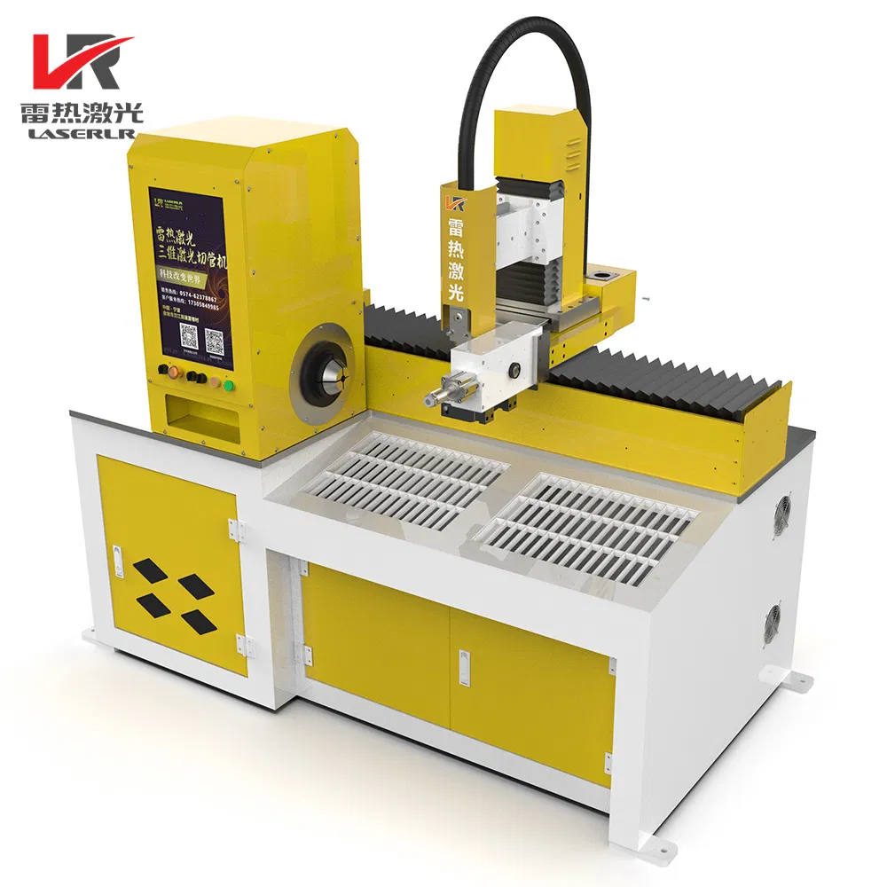 3D Fiber Laser Cutting Machine 2000W 4000W 6000W Metal Pipe Tube Laser Cutter Machine