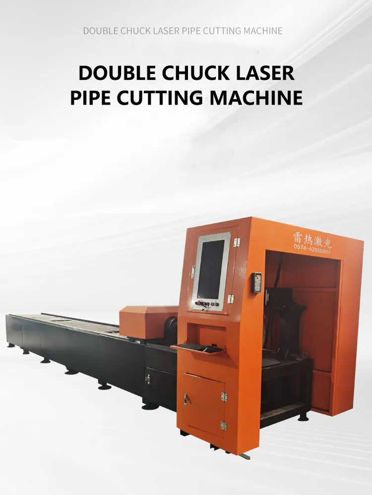 CNC Automatic Feeding Round Metal Tube Plasma Cutting Machine