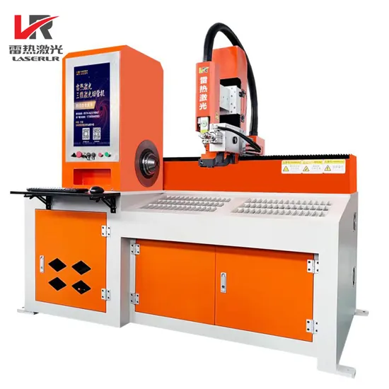 3D Fiber Laser Cutting Machine 2000W 4000W 6000W Metal Pipe Tube Laser Cutter Machine