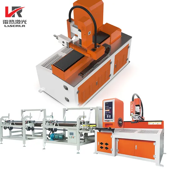 Tube Pipe Stainless Steel Aluminum CNC Fiber Laser Cutting Machine Metal Laser Cutter