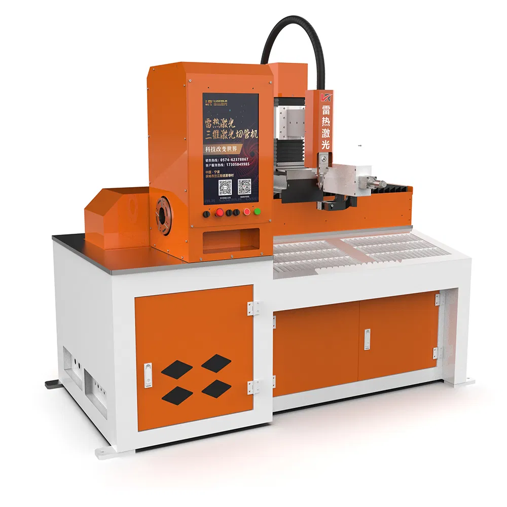 3D Fiber Laser Cutting Machine 2000W 4000W 6000W Metal Pipe Tube Laser Cutter Machine