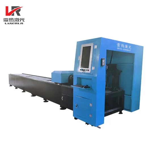 Professional 6000mm Length Three Chuck Metal Pipe Laser Cutters CNC 2000W Fiber Laser Cutting Machines