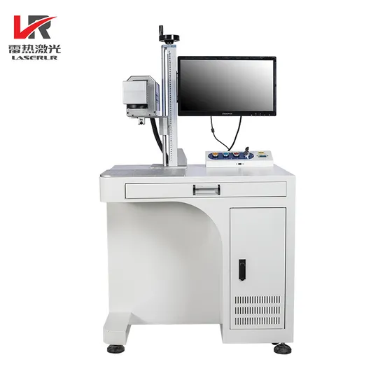 30W 50W CO2 Deaktop Laser Marking Machine for Plastic Bottle /Aluminium/Gold Jewelry Silver