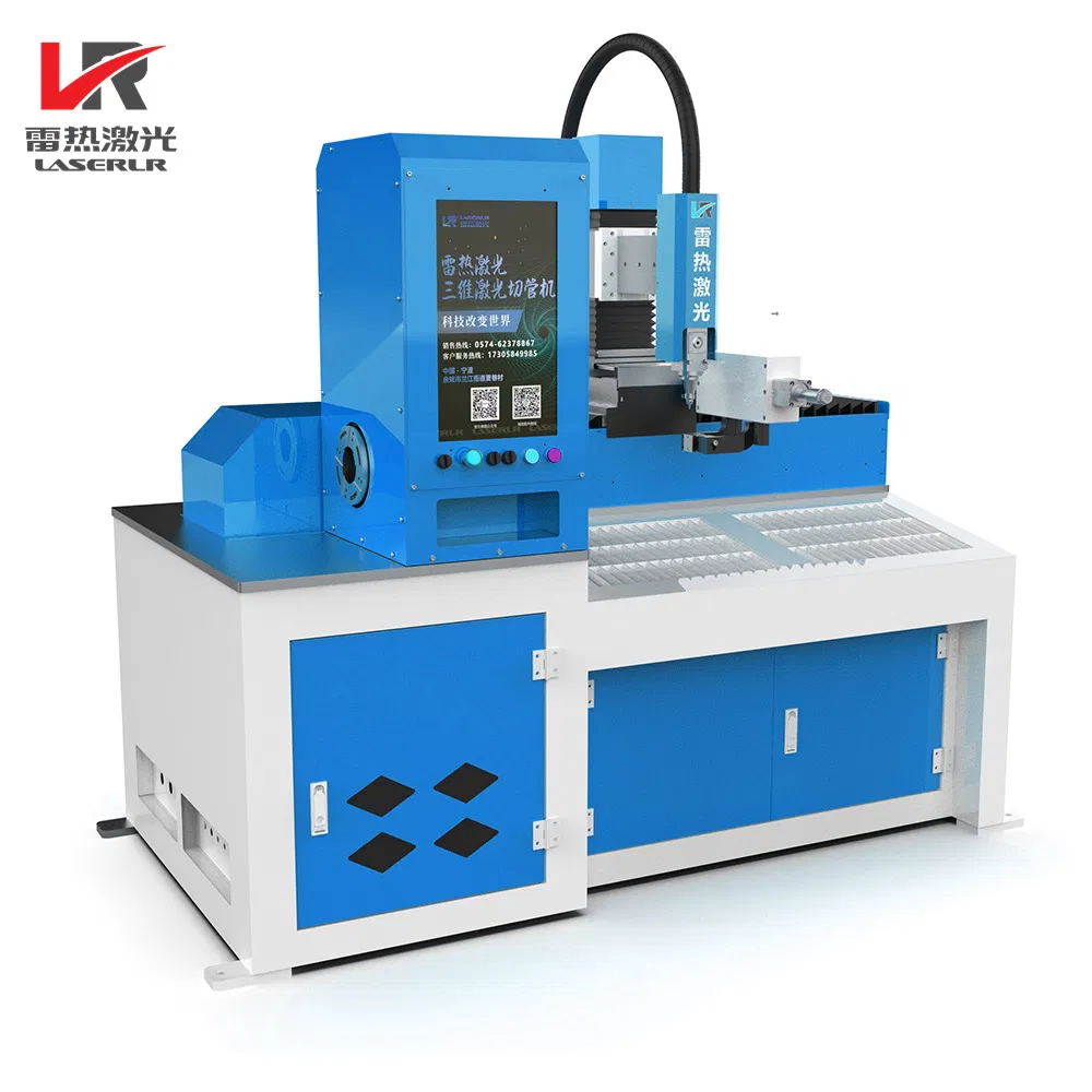 3D Fiber Laser Cutting Machine 2000W 4000W 6000W Metal Pipe Tube Laser Cutter Machine